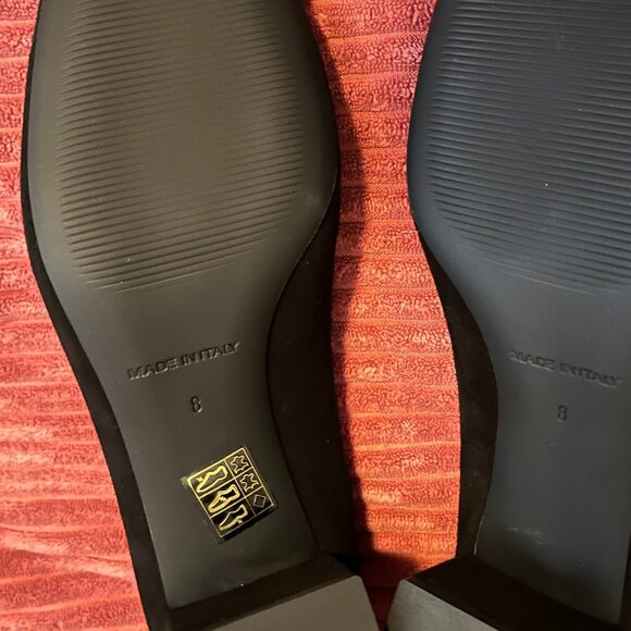 Classy Everlane Day Heel Pumps/Black Suede/New w Box - Picture 5 of 5